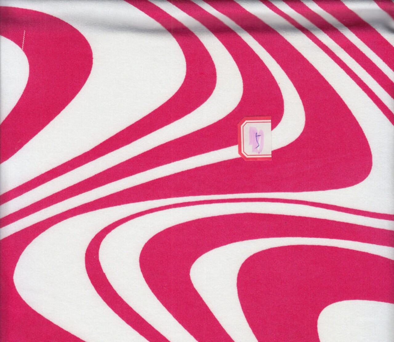 1 Yard Modern Geo DTY Stretch Knit Fabric 58/60 Inch Wide Lightweight Soft Material for Garments & DIY Sewing